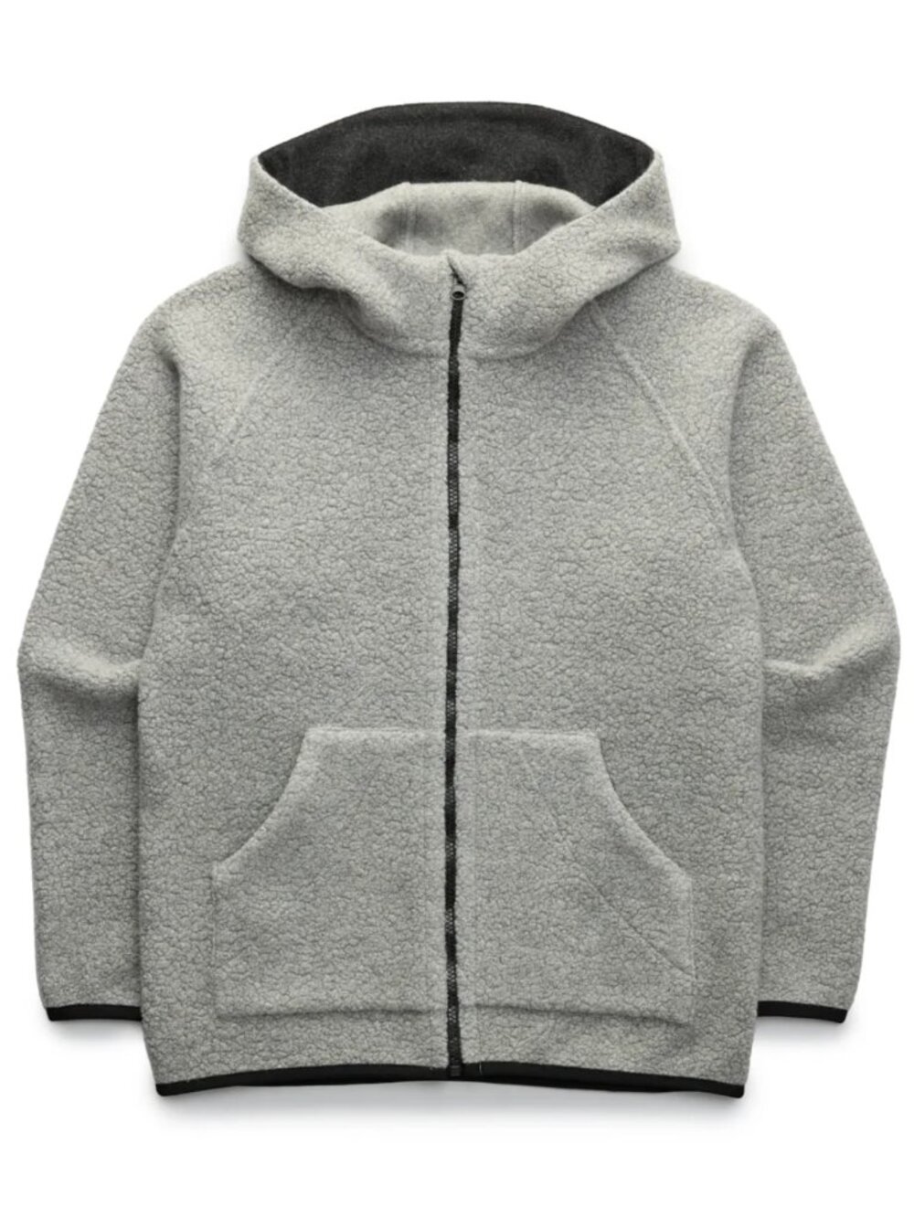 NWT ANIÁN Pecora Wool Hoodie Heathered Grey Women's Size Large